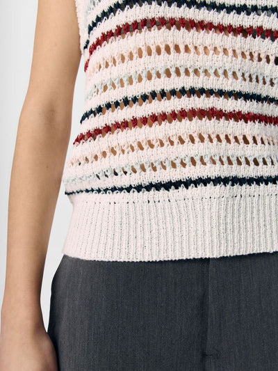 ObjZelia Knit Top Stripes