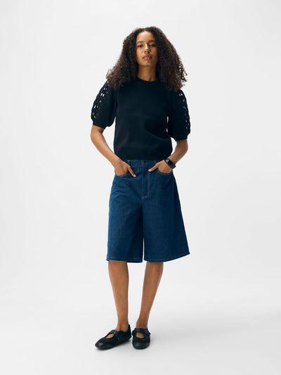 ObjYuki SS Knit Black