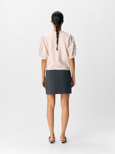 ObjYuki SS Knit White Sand