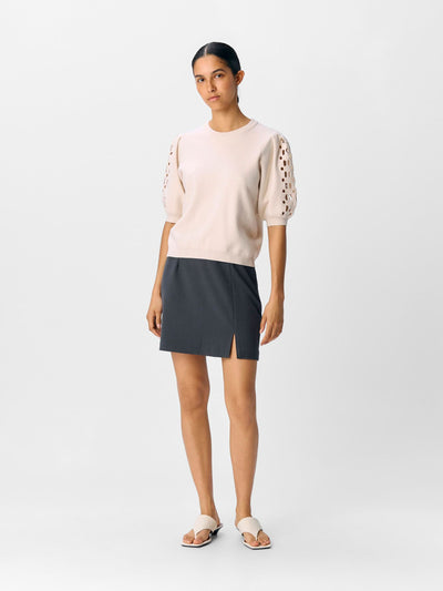 ObjYuki SS Knit White Sand