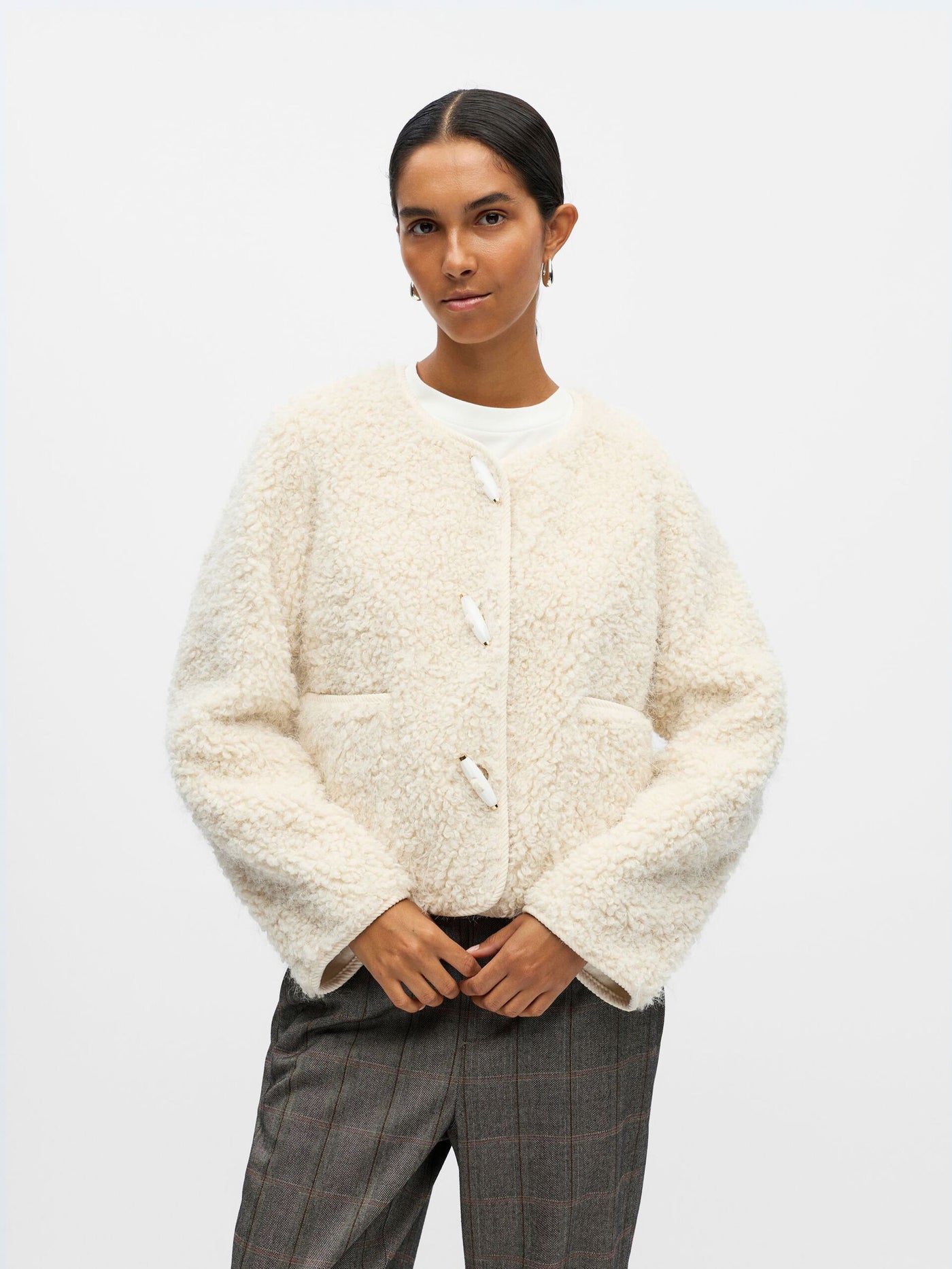 ObjIduna Jacket White Sand