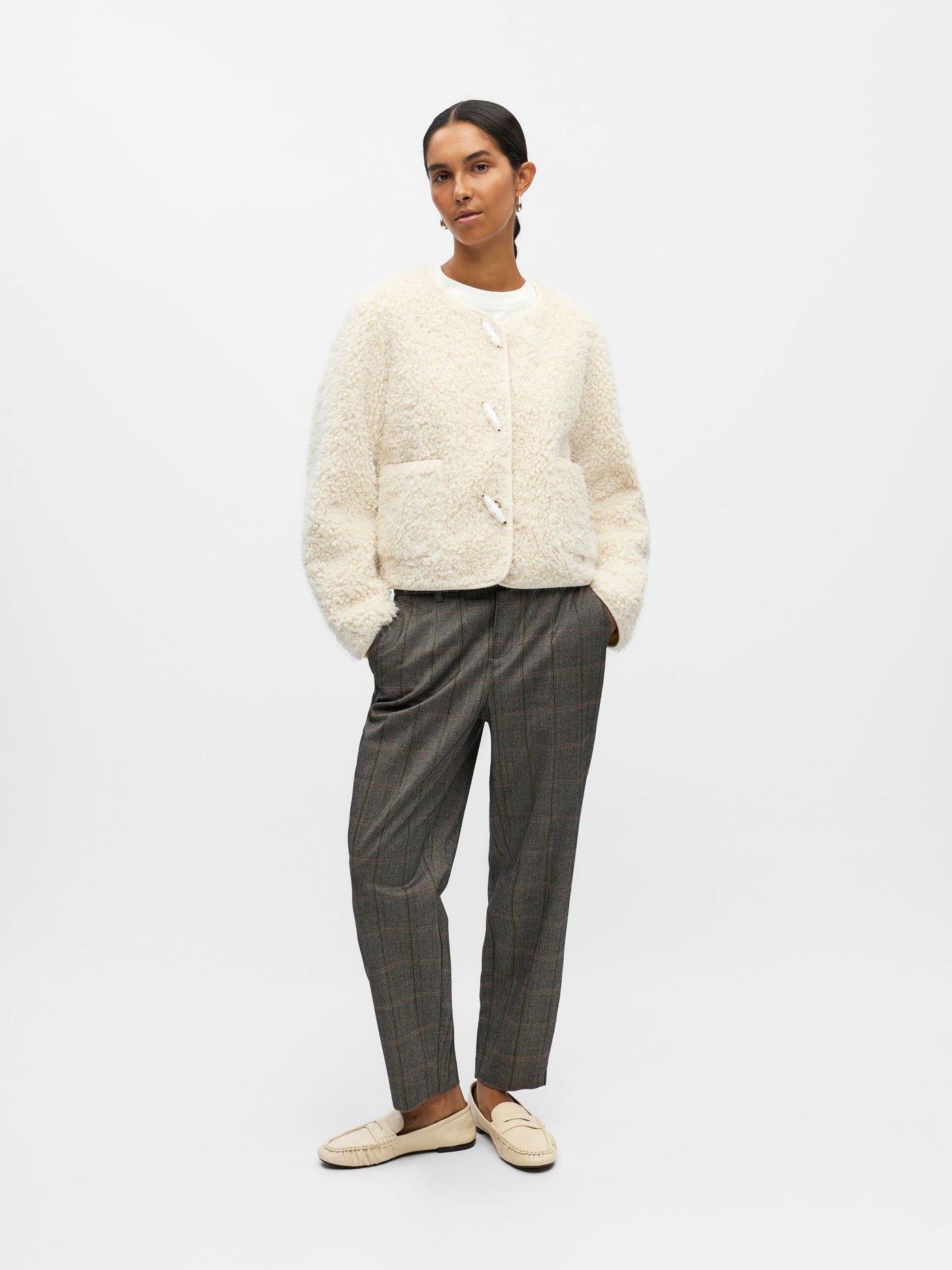 ObjIduna Jacket White Sand