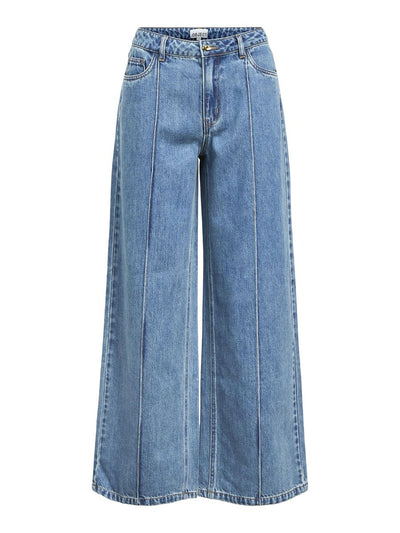 ObjMoji Divona Wide Jeans Medium Blue