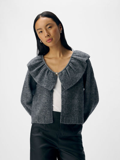ObjDenisi Cardigan Medium Grey