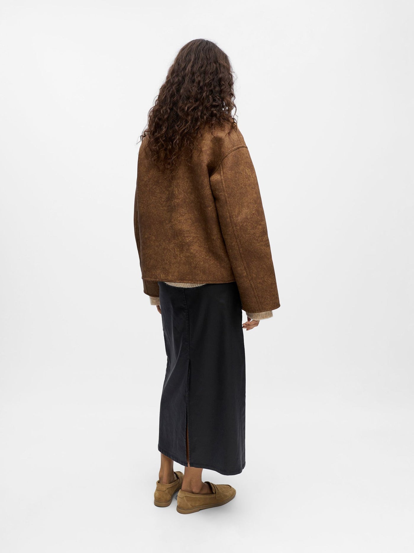 ObjSharri Reversible Jacket Tannin