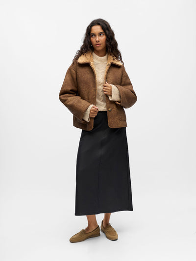 ObjSharri Reversible Jacket Tannin