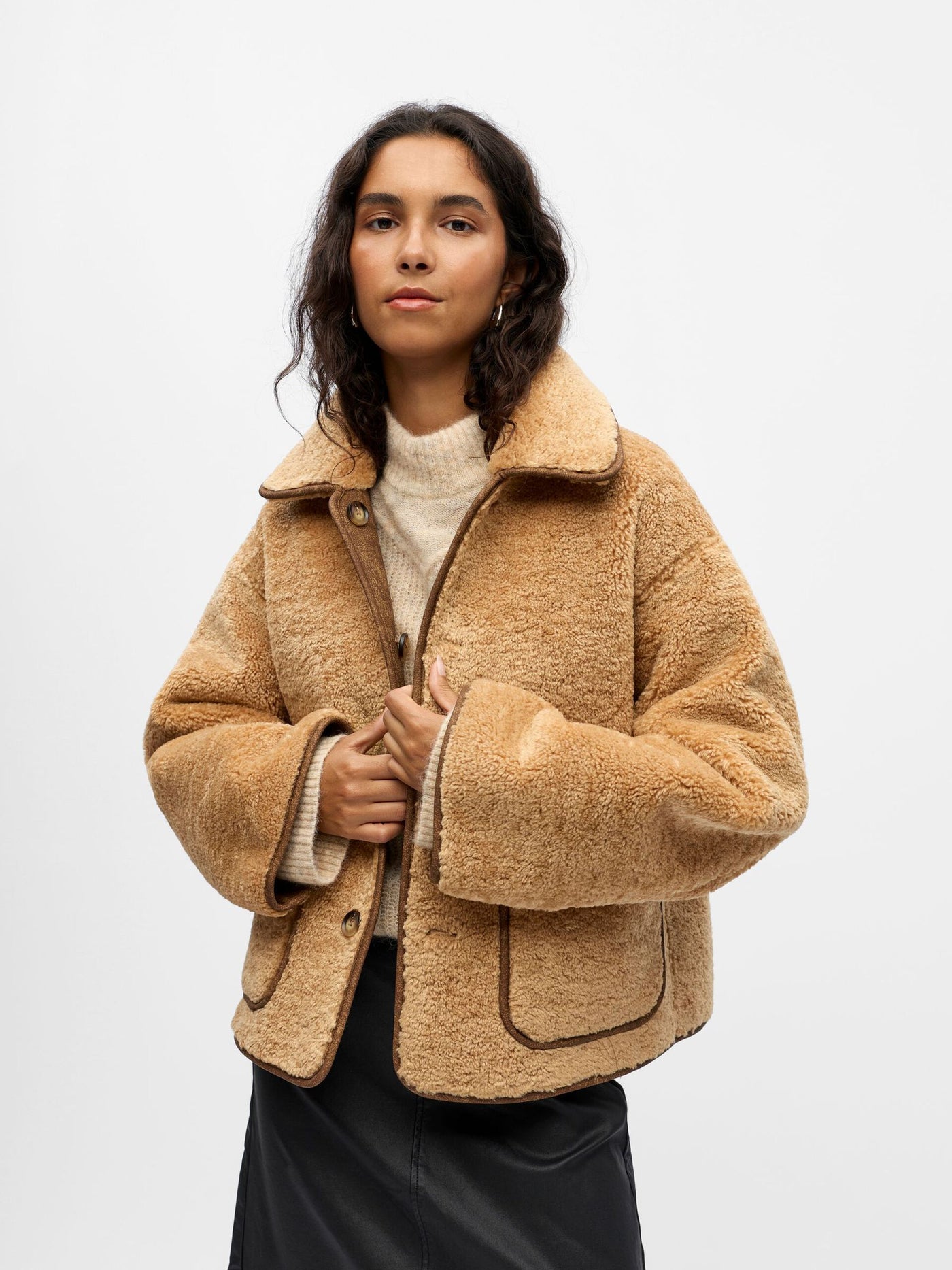 ObjSharri Reversible Jacket Tannin