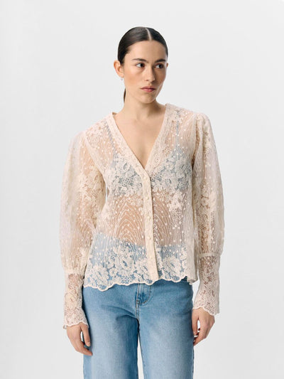 ObjSiga Shirt White Sand