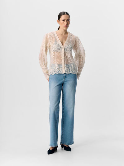 ObjSiga Shirt White Sand