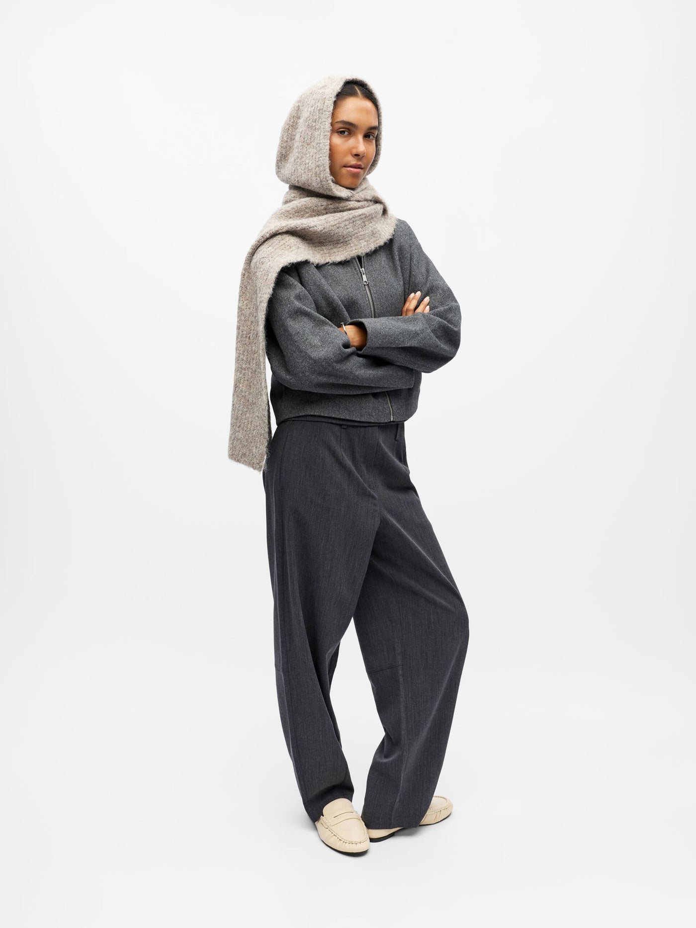 ObjMilu Scarf Balaclava Humus