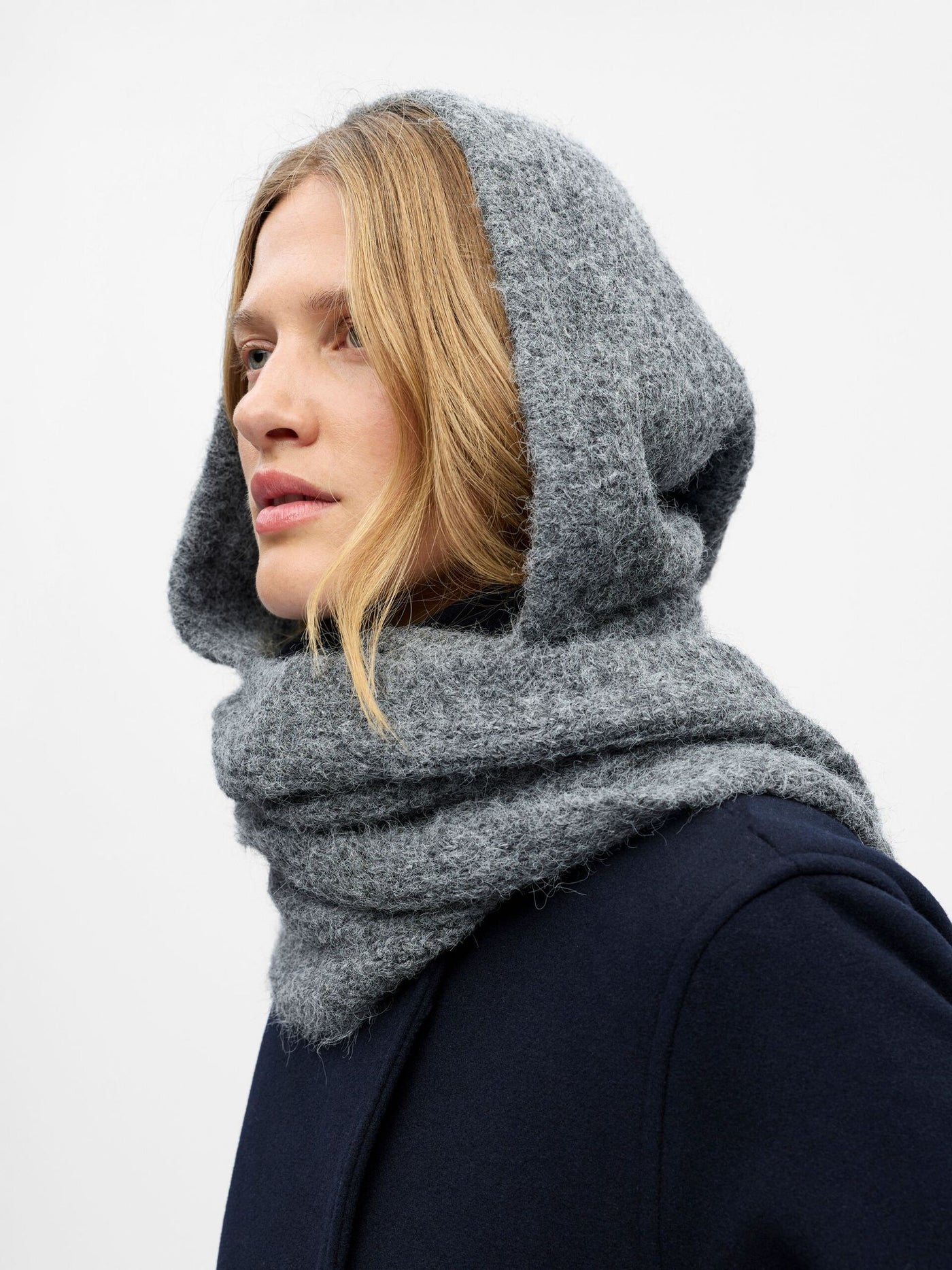 ObjMilu Scarf Balaclava Medium Grey
