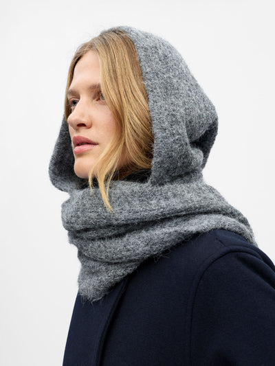 ObjMilu Scarf Balaclava Medium Grey