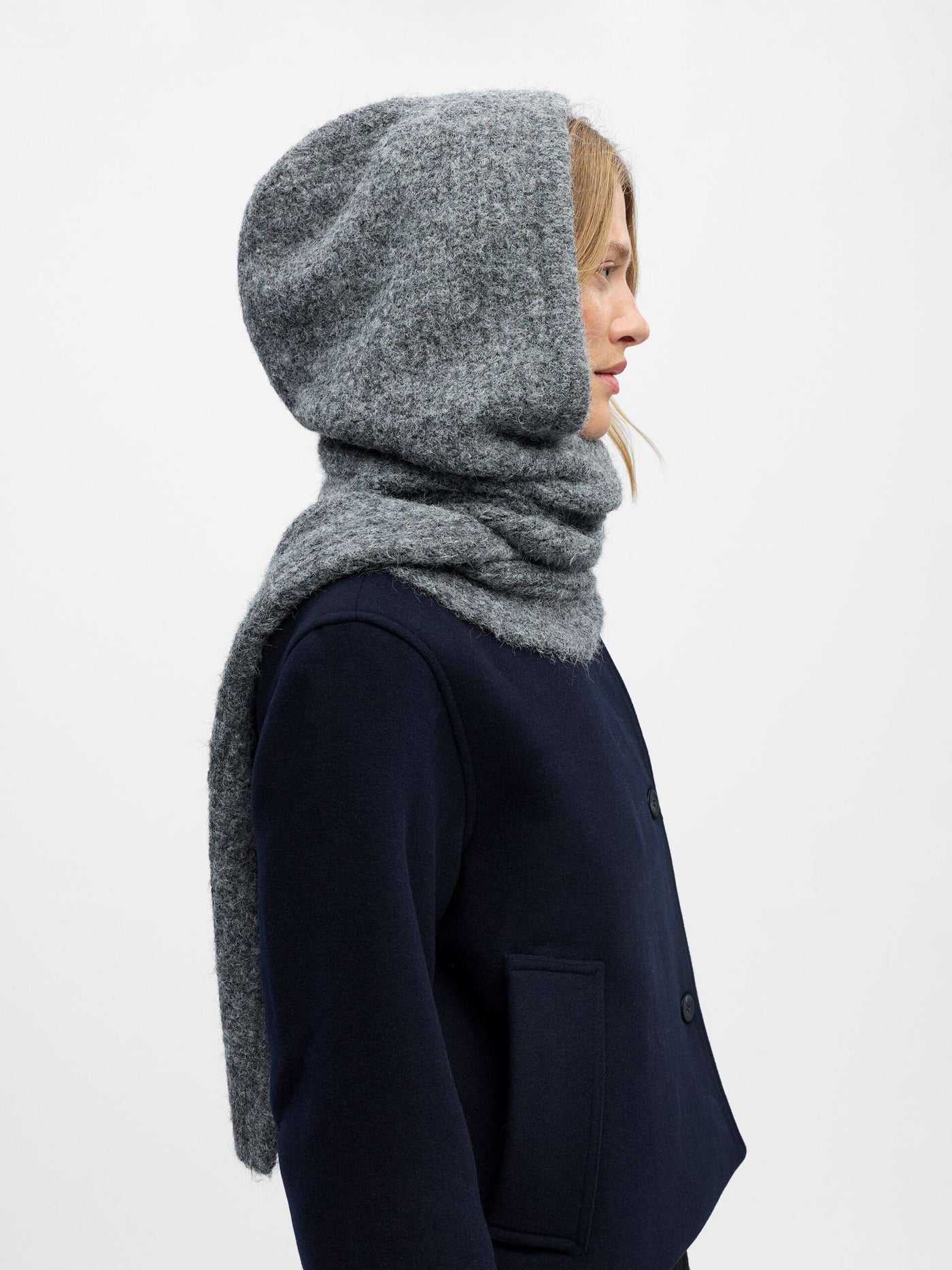 ObjMilu Scarf Balaclava Medium Grey