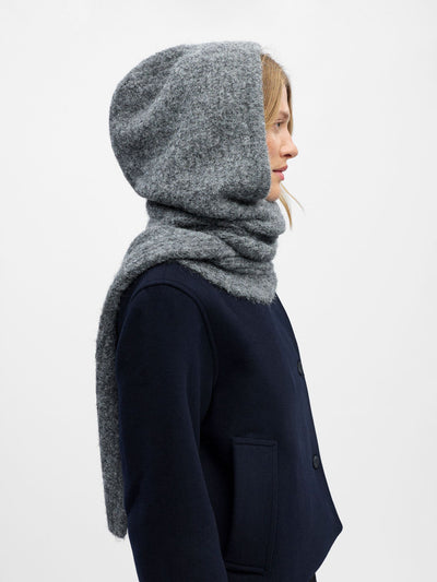 ObjMilu Scarf Balaclava Medium Grey