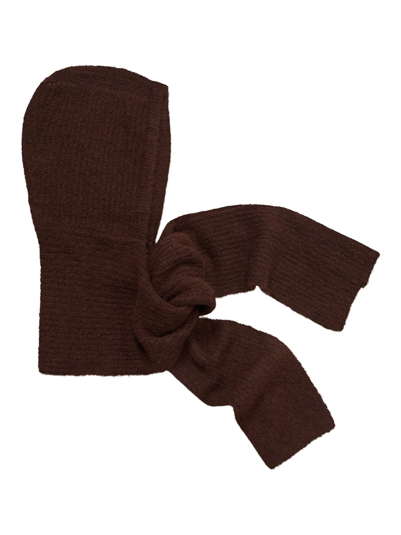 ObjMilu Scarf Balaclava Seal Brown