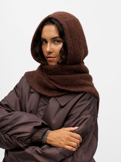 ObjMilu Scarf Balaclava Seal Brown