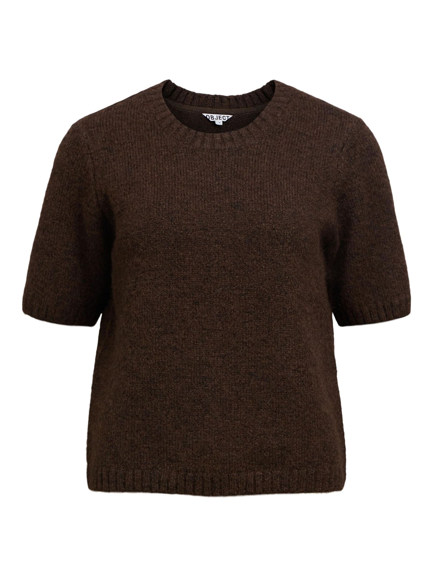 ObjSaggia SS Knit Seal Brown