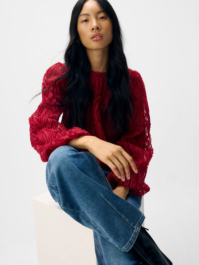 ObjLucie Top Karanda Red