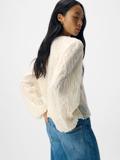 ObjLucie Top White Sand