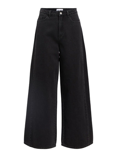 ObjMoji Zarafine Wide Jeans Black
