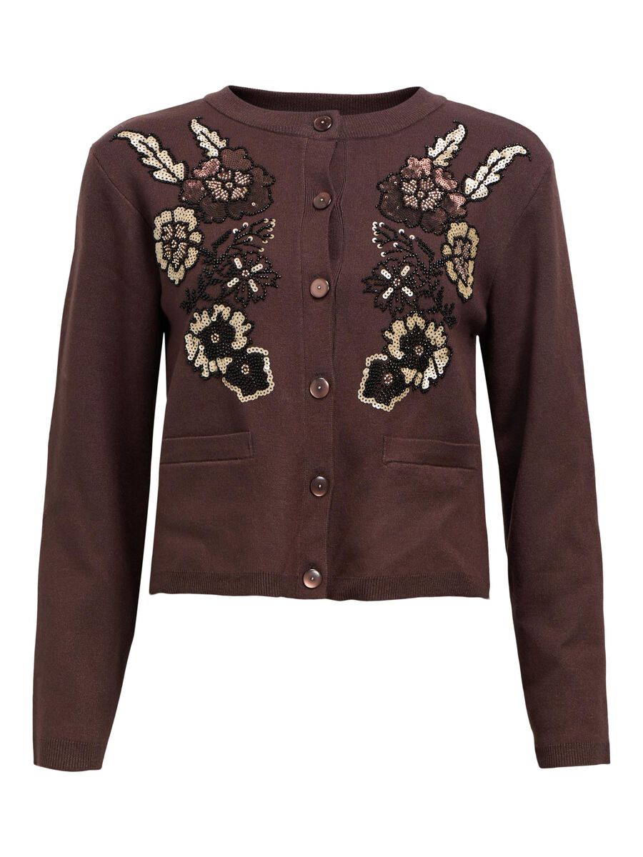 ObjPandora Cardigan Seal Brown