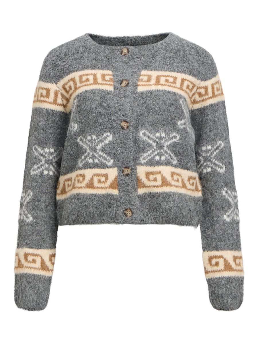 ObjGalia Cardigan Medium Grey