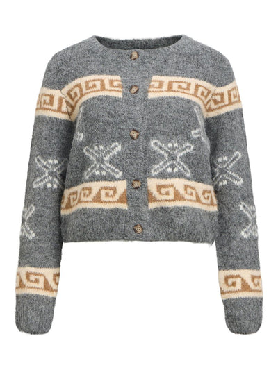 ObjGalia Cardigan Medium Grey