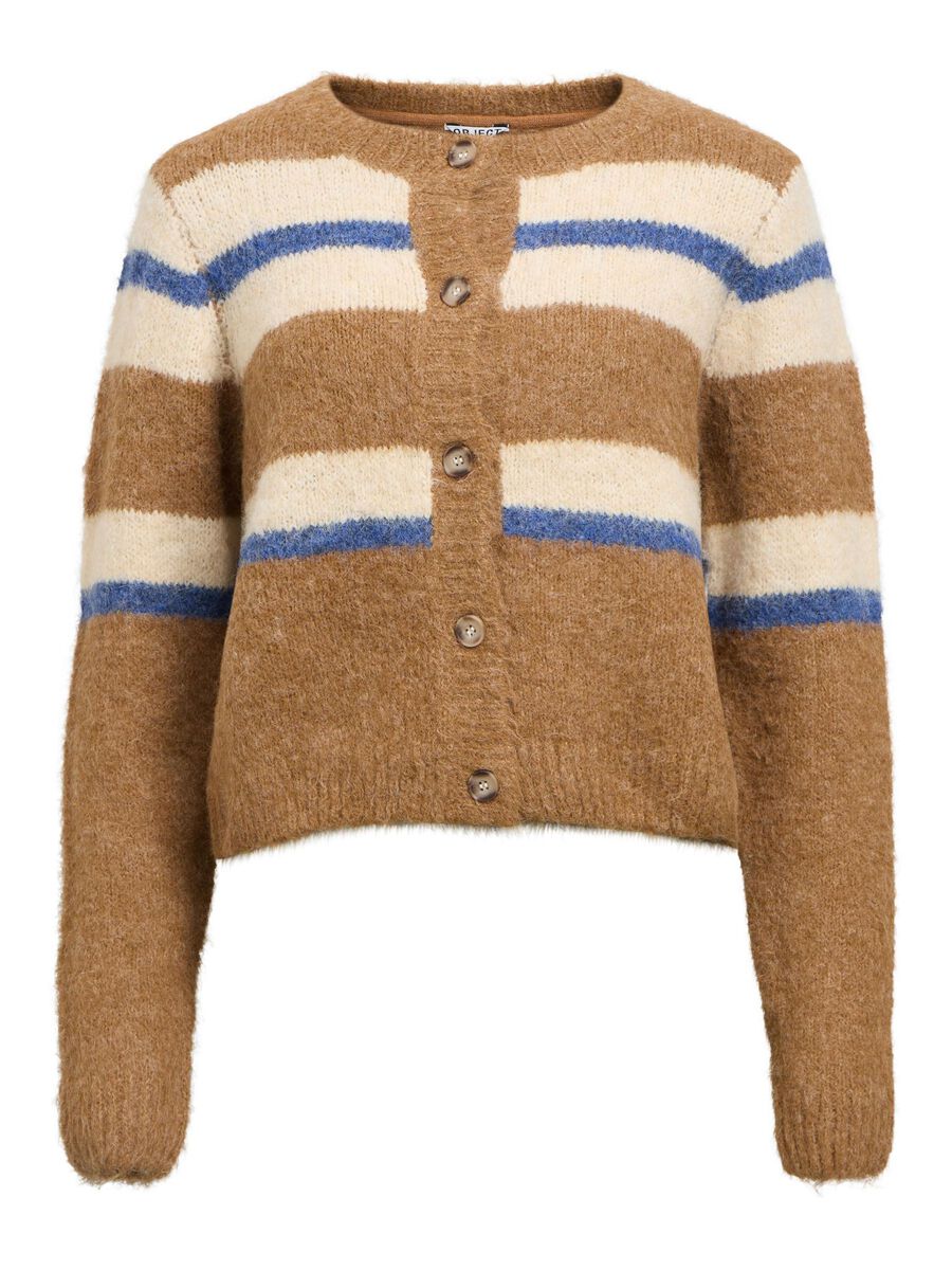 ObjGalia Cardigan Tannin Stripe