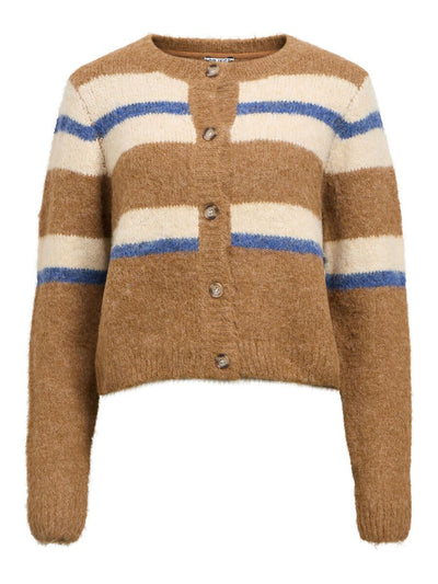 ObjGalia Cardigan Tannin Stripe