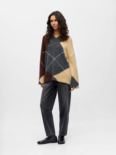 ObjZena LS Dark Grey/Tannin