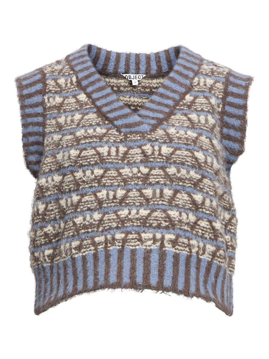 ObjNunu Knit Vest Baby Lavender/Morel