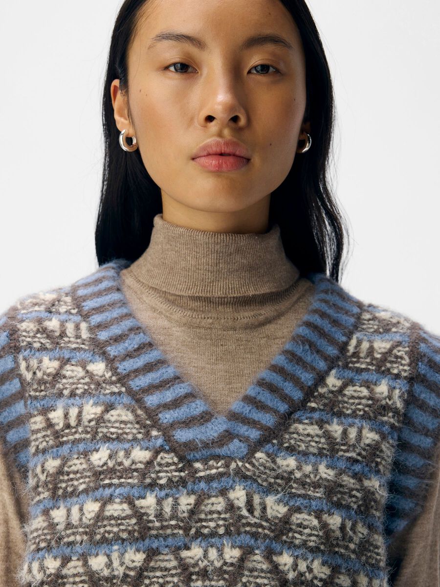 ObjNunu Knit Vest Baby Lavender/Morel