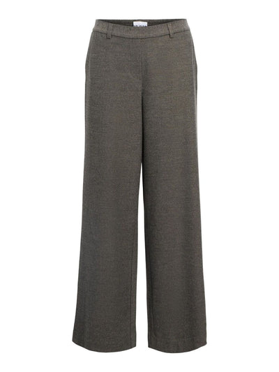 ObjErica Wide Trousers Medium Grey