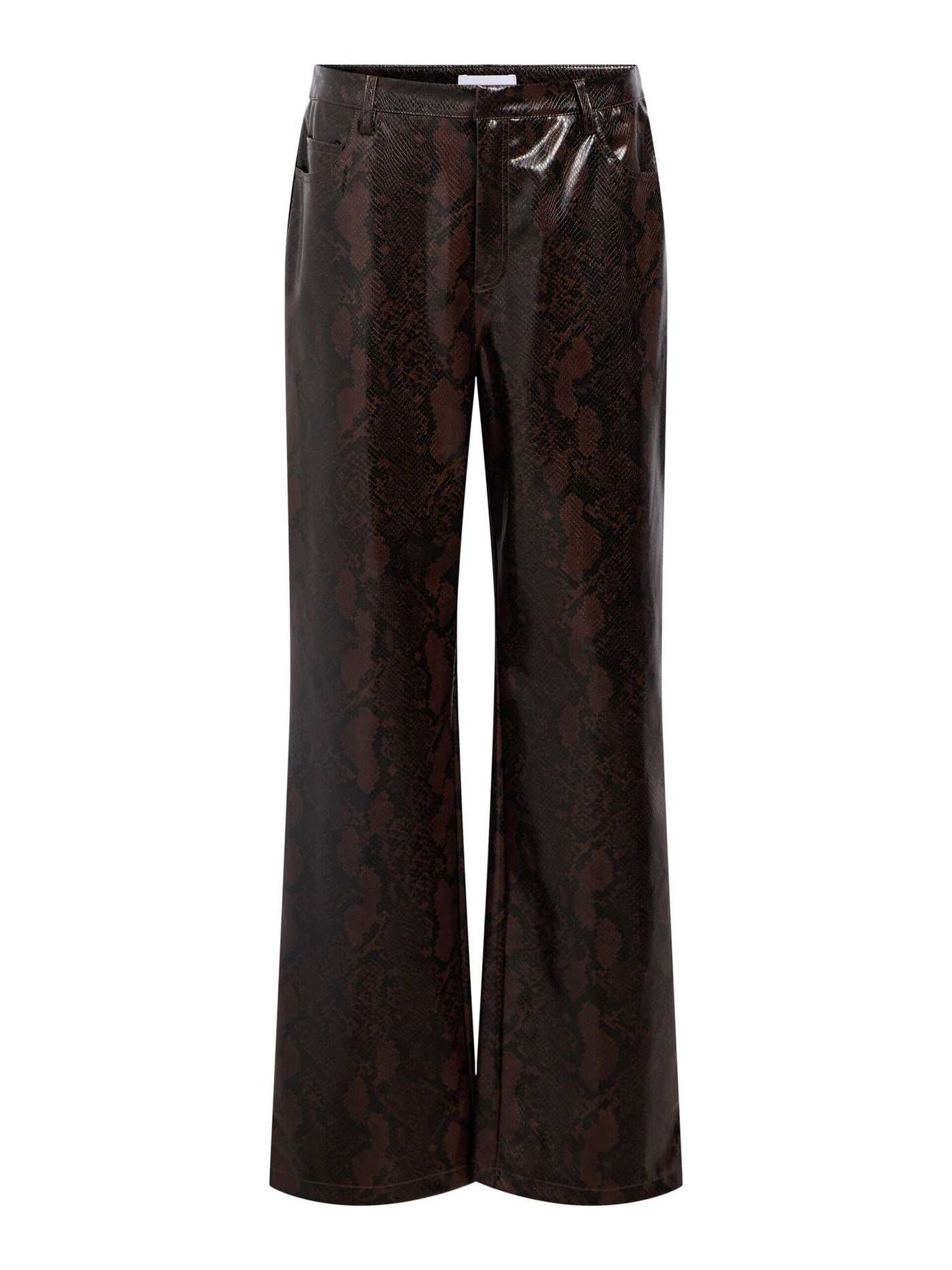 ObjEbba Trousers Seal Brown Snake