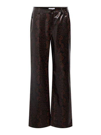ObjEbba Trousers Seal Brown Snake