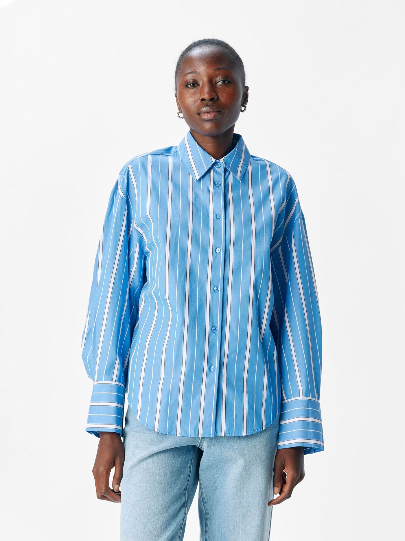 ObjKimberly Shirt Cornflower Blue