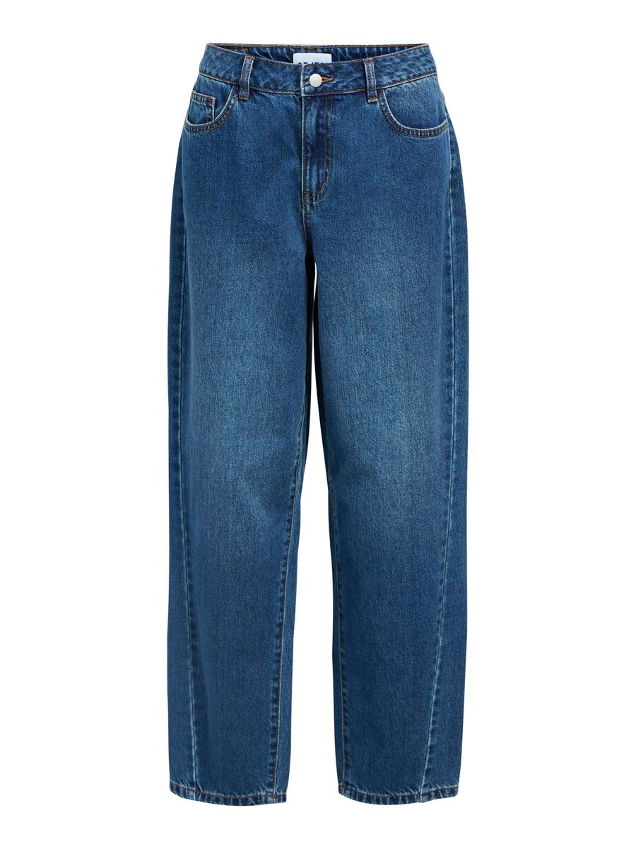 ObjMiu  Barrel Jeans Medium Blue