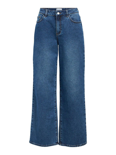 ObjRio Mae Wide Jeans Medium Blue