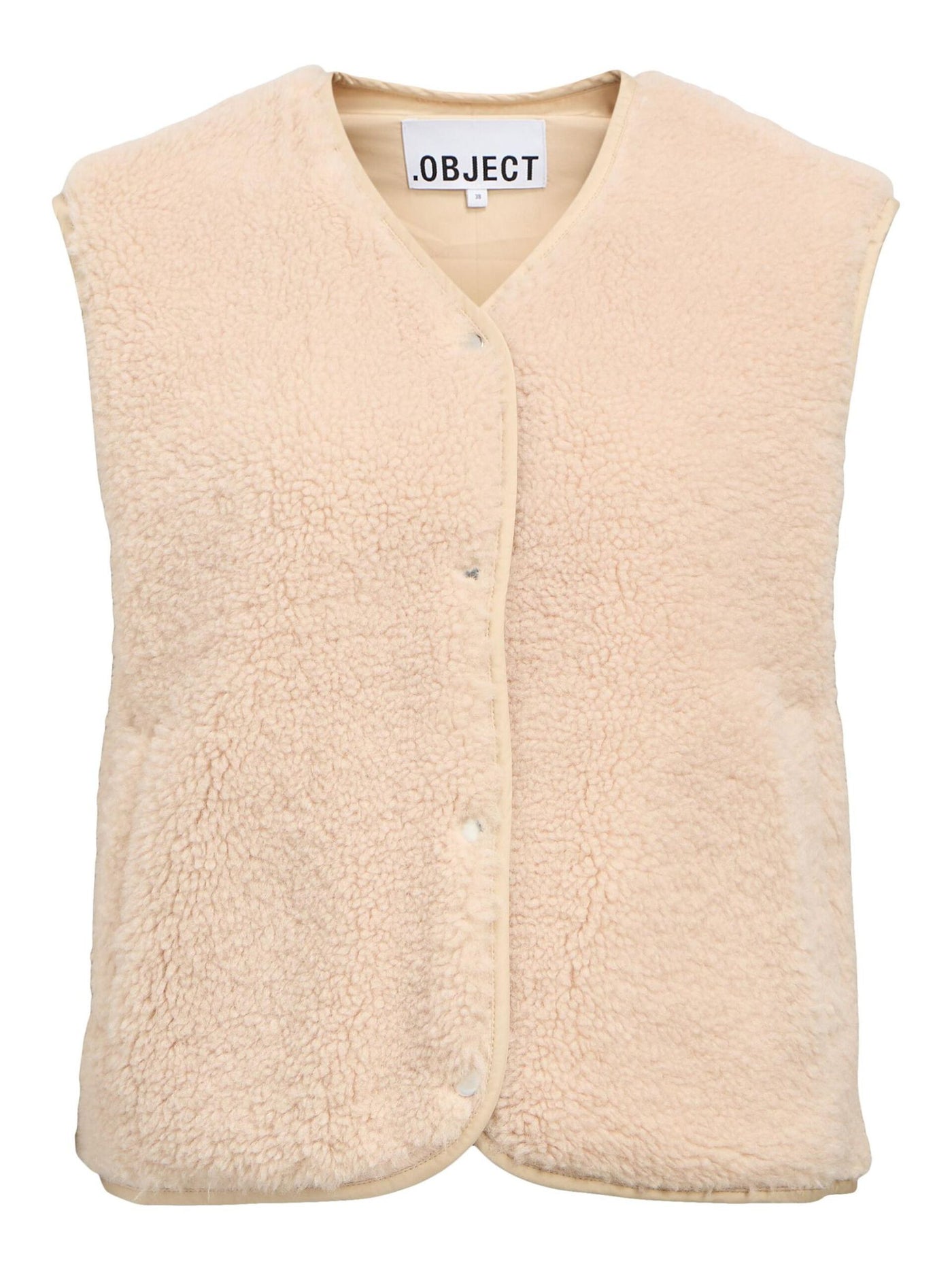 ObjElla Teddy Waistcoat Sandshell