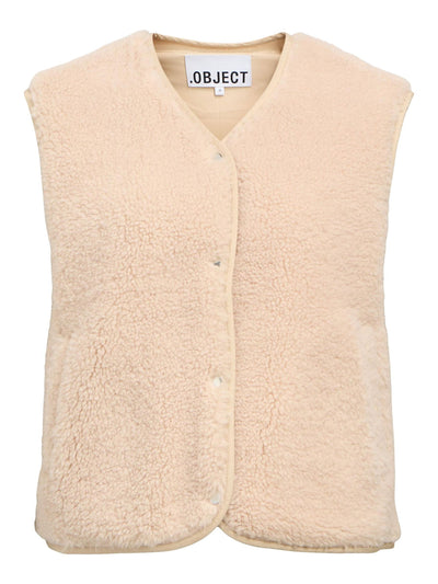 ObjElla Teddy Waistcoat Sandshell