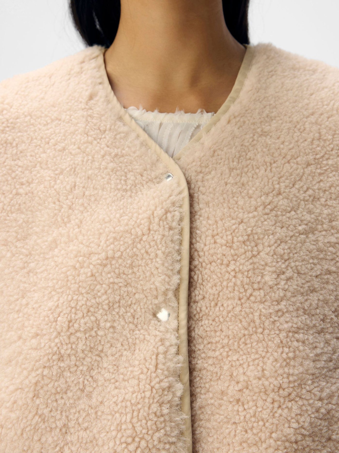 ObjElla Teddy Waistcoat Sandshell