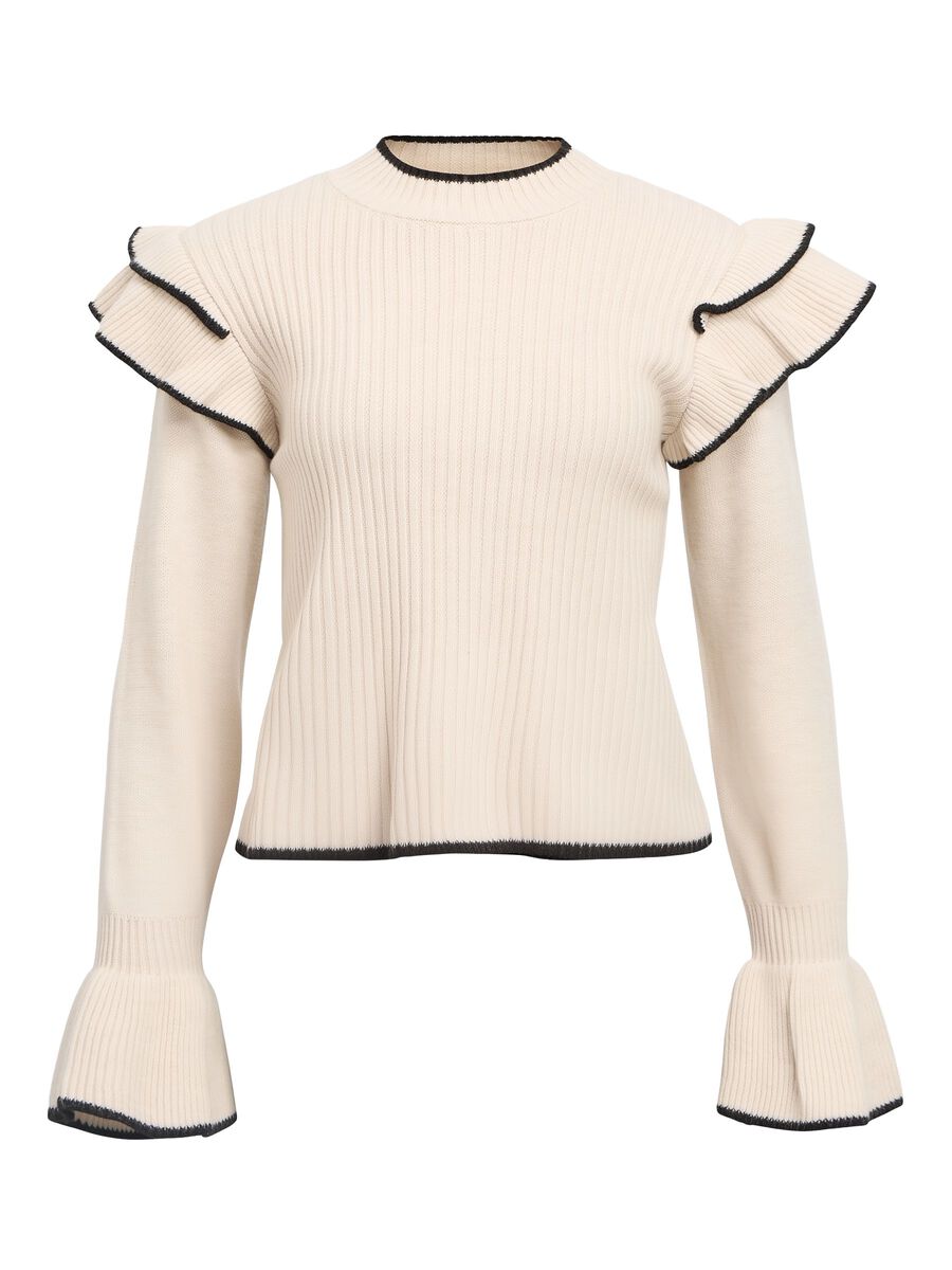 ObjAki Knit White Sand