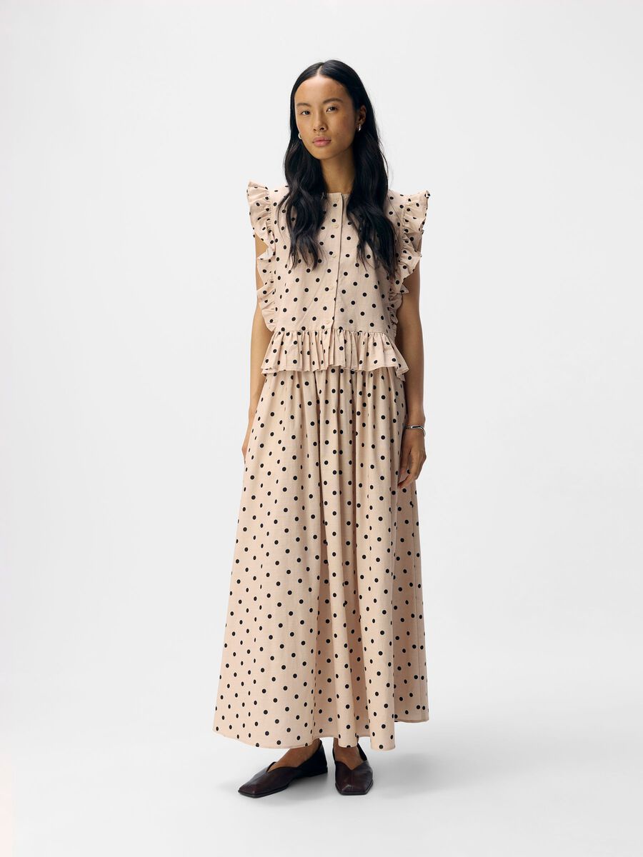 ObjHama Top Sandshell/Black Dots