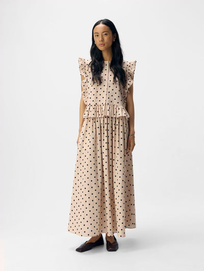 ObjHama Top Sandshell/Black Dots