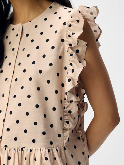 ObjHama Top Sandshell/Black Dots
