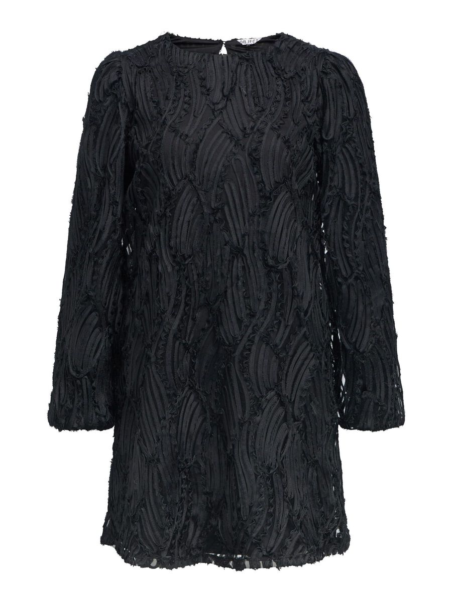 ObjLucie Short Dress Black