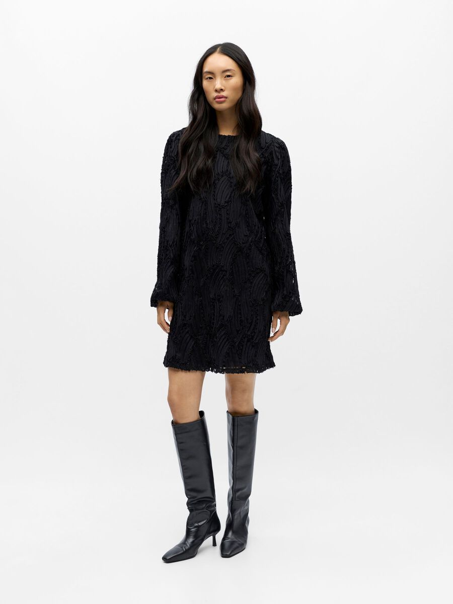 ObjLucie Short Dress Black