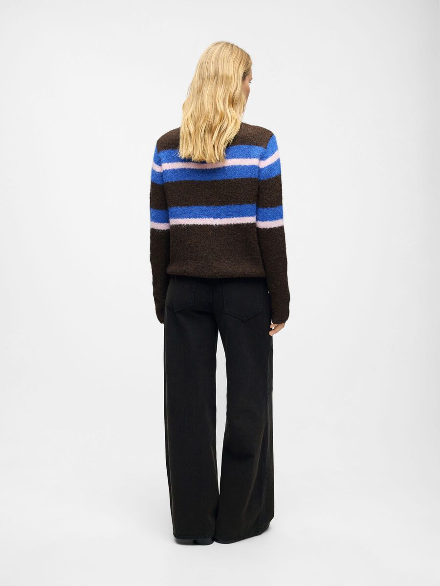 ObjGalia Knit Cocoa Brown/Blue