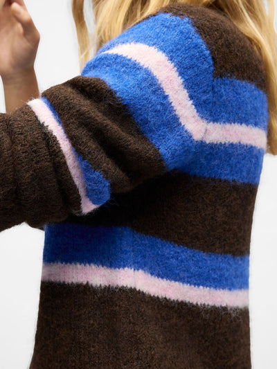 ObjGalia Knit Cocoa Brown/Blue