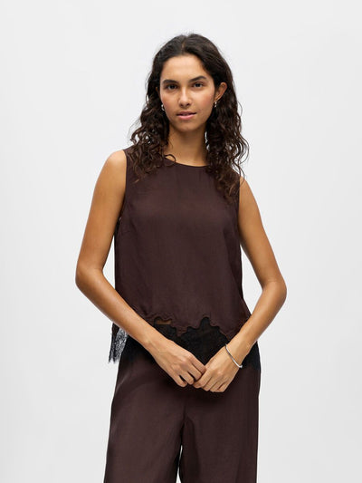 ObjDalme SL Lace Top Seal Brown